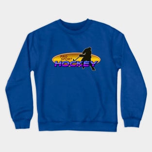 Retro Hockey Game Crewneck Sweatshirt